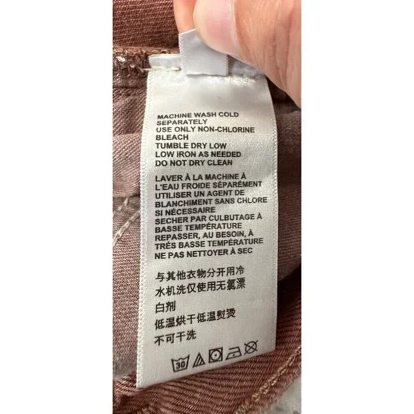 BDG Womens Shorts Sz 26 Mom High Rise Cinnamon Distressed Cuffed Outdoorsy Boho - Picture 10 of 14